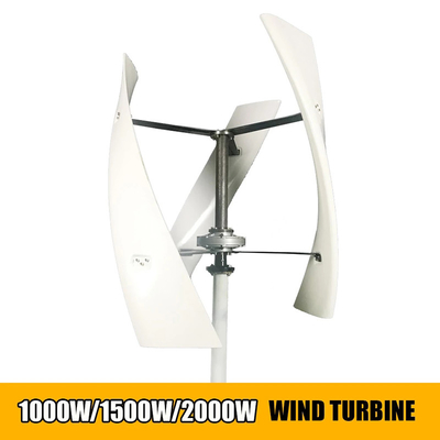 Thiết kế lưỡi cong Công suất tuabin gió dọc 5KW 120V IP54 Vawt dân dụng