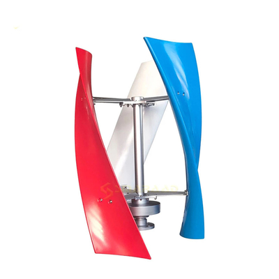 Máy phát điện tuabin gió trục dọc Nylon Blade 600W 24V 48V Năng lượng gió Trục dọc 12V