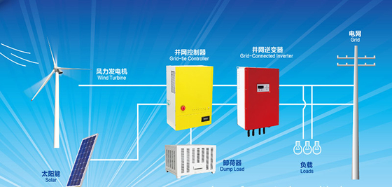 Hệ thống hoàn chỉnh tuabin gió lai 96V 200Ah 300Ah Giám sát từ xa