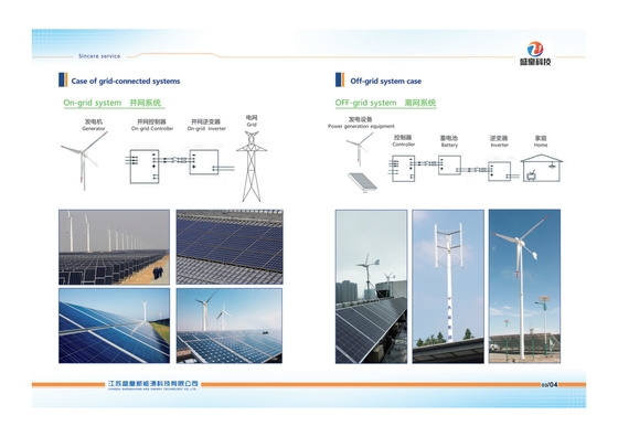 Máy phát điện tuabin gió khá rẻ IP54 5KWH 10KWH 20KWH Máy phát điện tuabin gió thấp