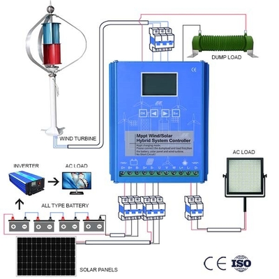 24V 48V 100Ah Hệ thống điện tắt lưới 200Ah 300Ah Giám sát từ xa