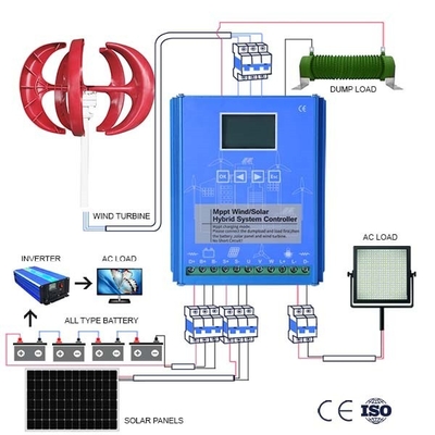 24V 48V 100Ah Hệ thống điện tắt lưới 200Ah 300Ah Giám sát từ xa