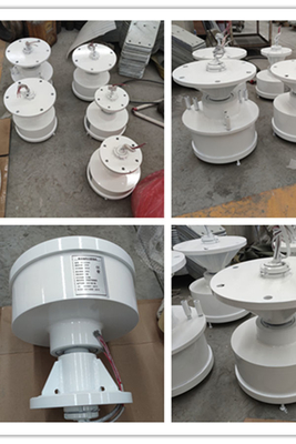 Tua bin trục đứng 10KW Máy phát điện gió dọc nhỏ 3 cánh cho điện gia dụng