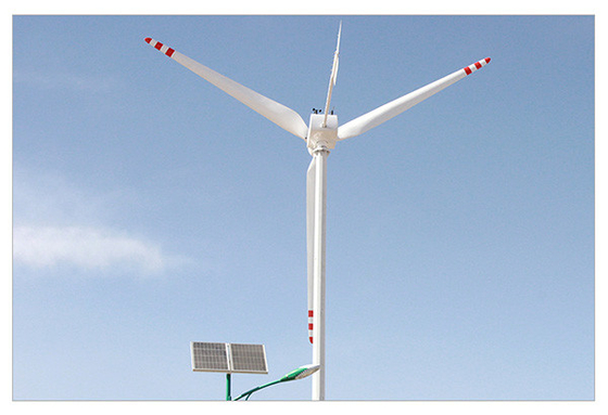 Kết nối mặt bích Tua bin gió ngang 10KW 220V Máy xay gió ngang