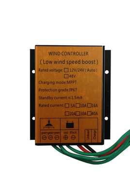 Tắt lưới Bộ điều khiển sạc gió MPPT 12V 24V 48V 1000W Bộ điều khiển năng lượng mặt trời hỗn hợp MPPT